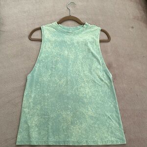lululemon All Your Tank Cloudy Wash Arctic Green 2